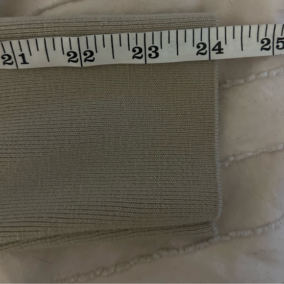 Kaufmanfranco Lambskin Open Front Tan Cardigan Designer - Picture 9 of 9